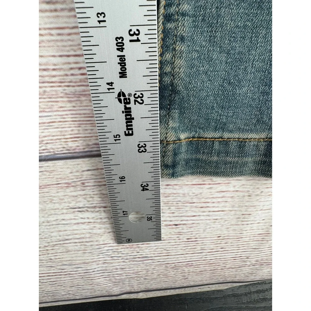 prAna Jeans Men 36x34 Blue Organic Cotton Straight Leg Medium Wash